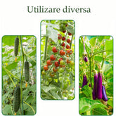 Arac gradina lungime 120 cm diametru 11 mm otel si plastic verde